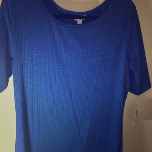 LuLaRoe solid Blue Gigi xl extra large new NWT